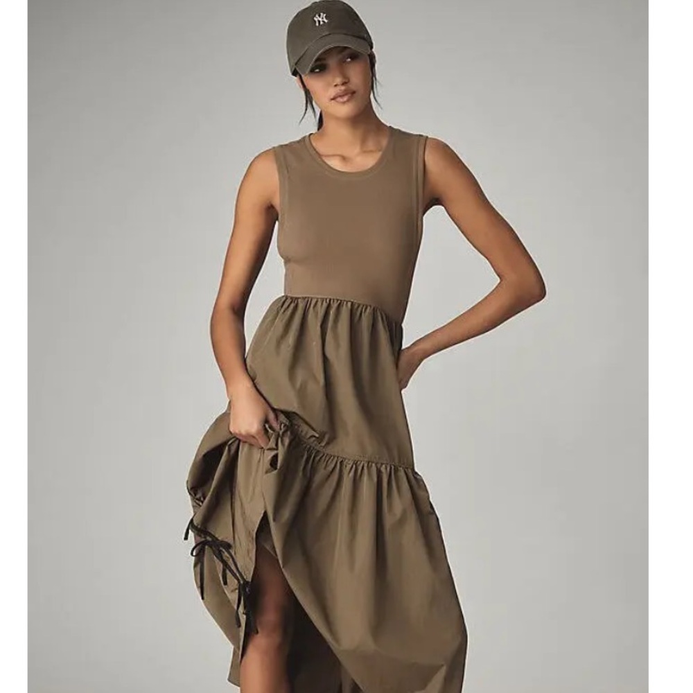 The Bowline Tiered 
Midi Dress 
COLOR -Green
DAILY PRACTICE 
BY ANTHROPOLOGIE
